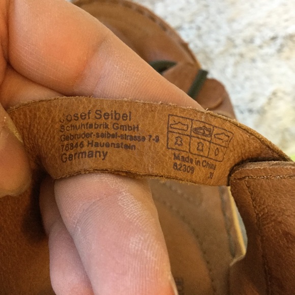 Josef Siebel Kira buckle strap wedge sandals 8.5 - Picture 8 of 11